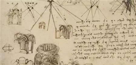 Qua khoảng 6.000 trang bản thảo, da Vinci nghiên cứu nhiều lĩnh vực như toán, sinh học, vật lý, thiên văn học và nhiều hơn nữa.