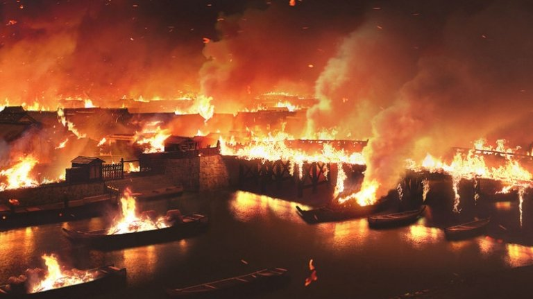 Thảm họa cháy lớn này cướp đi pháo đài chính của Lâu đài Edo và làm mất mát lớn về nhân mạng và tài sản.