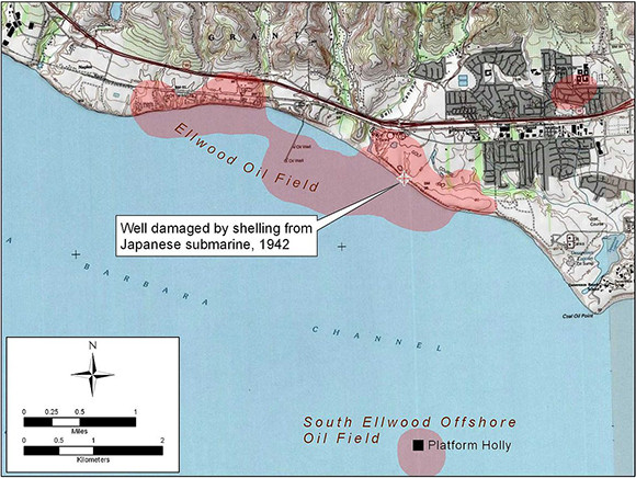 Kế đến, Kozo Nishino hạ lệnh cho đoàn thủy thủ đưa tàu ngầm I-17 nổi lên mặt nước sau khi tiến sát bờ biển Santa Barbara.