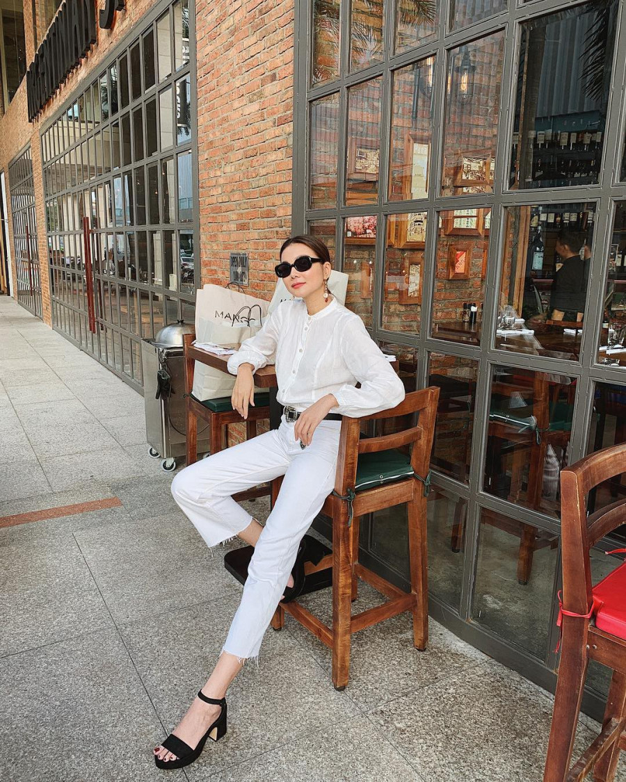 Mac mau trang the nao de dep nhu sao Viet