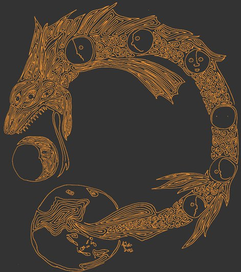 Mỗi lần, rồng Bakunawa nuốt một mặt trăng thì xuất hiện hiện tượng nguyệt thực.