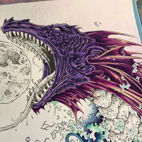 Không chỉ quấy nhiễu cuộc sống của người dân ở đảo núi lửa Negros, rồng Bakunawa yêu cầu nhà vua phải gả con gái cho nó.