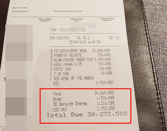 MXH 'hot hoang' vi hoa don an toi 30 trieu: Nha giau 'khoe cua'?-Hinh-2