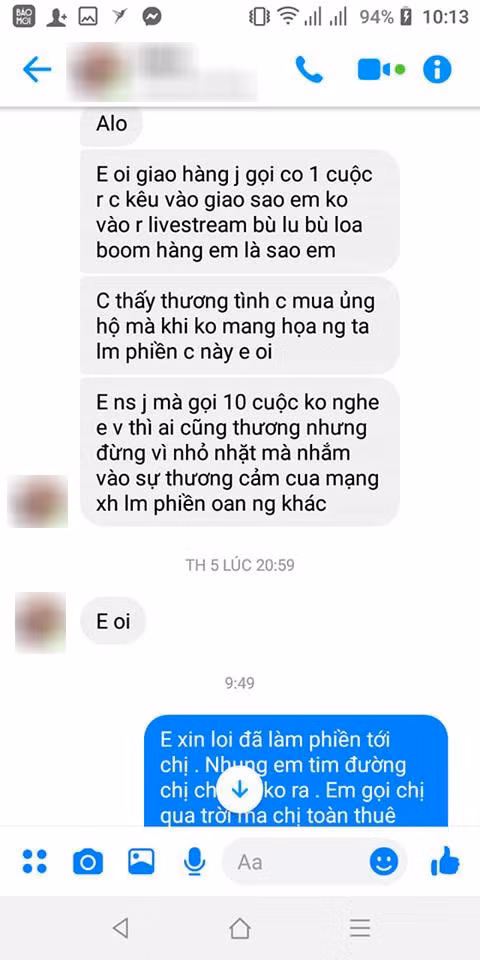 Vuot 20km giua troi nang di ship hang bi bung, gai tre livestream khoc-Hinh-2