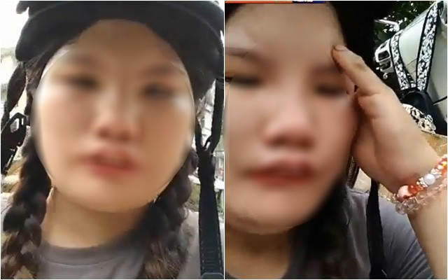 Vuot 20km giua troi nang di ship hang bi bung, gai tre livestream khoc