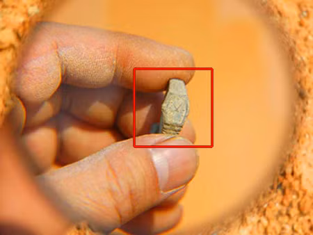 Điều khiến các chuyên gia sửng sốt là vật thể lạ có mặt giống một đồng hồ với kim số đang dừng ở thời điểm 10h06.