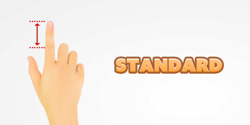 Ngón trỏ đạt chuẩn. Bạn thường nghĩ về mọi thứ xung quanh và làm việc cùng với nhiều người. Bạn có tham vọng và quyết tâm thành công khi đặt ra những mục tiêu cần chinh phục. Chỉ cần bạn làm việc chăm chỉ, bạn sẽ nhận được "quả ngọt".