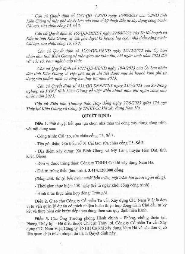 Kien Giang: Cong ty Nam Ha trung goi thau thuy loi gan 7 ty dong-Hinh-5