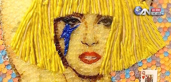 Chân dung Lady Gaga của Cristiam Ramos.