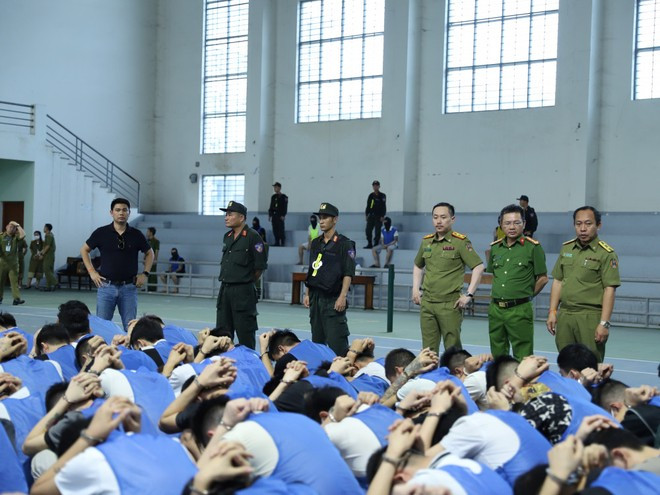 155 đối tượng tại Đặc khu Tam Giác Vàng bị bắt giữ.