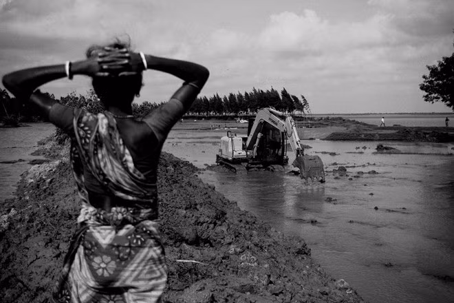 Tình trạng ngập mặn trong đất trên đảo đang ở mức báo động khiến canh tác nông nghiệp ngày càng khó khăn. Trước đây, trồng dây trầu không là một trong những nguồn thu nhập chính của dân đảo Ghoramara. Khi diện tích đất trồng thu hẹp, thu nhập của người dân giảm đáng kể.