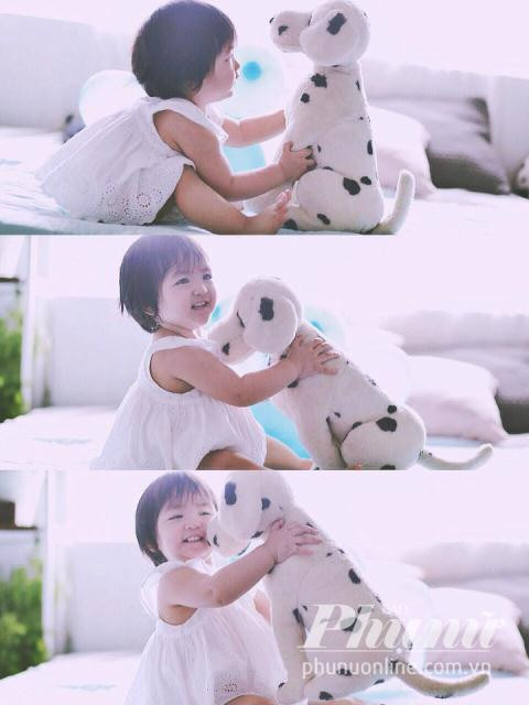 Bé Sóc chính là động lực giúp Nhi vượt qua mọi khó khăn.