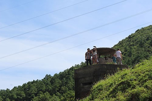 Một lô cốt ở trên đèo Hải Vân.