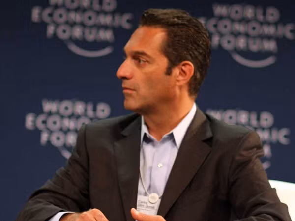 Con trai của Slim - Carlos Slim Domit tại diễn đàn kinh tế thế giới năm 2012.