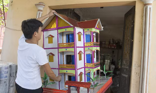 Một biệt thự sân vườn do khách hàng cầu kỳ đặt cho người thân nơi chín suối.