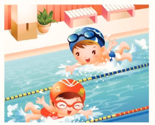 2. Bơi lội: Đây là môn thể thao rất tốt cho hệ thống tim mạch, tăng chiều dài cột sống, mở rộng bờ vai và ngực, cải thiện chiều cao đáng kể cho trẻ. Ngoài ra, sự vận động dưới nước cũng kích thích các dây thần kinh trong não phát triển, giúp bé thông minh và linh hoạt hơn, luôn có sức khỏe tốt. Ảnh: Gettyimages.