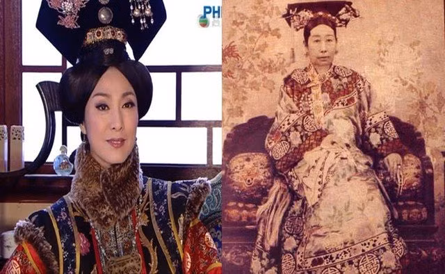 Từ Hy Thái Hậu ngoài đời uy nghi hơn rất nhiều nhưng lại không có vẻ đẹp sắc sảo như trên phim.