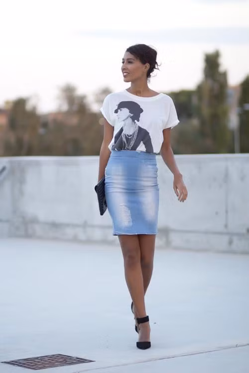 Chân bút chì dáng ngắn.