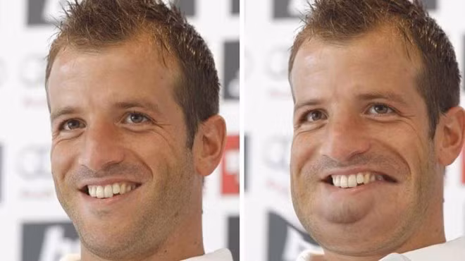 Tiền vệ Rafael van der Vaart của Real Betis sẽ rất xấu trai nếu tăng cân.