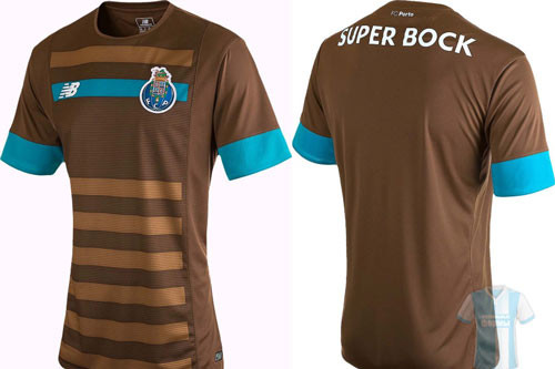 1. Áo đấu sân khách của Porto (Bồ Đào Nha) đứng đầu danh sách 10 mẫu áo đấu xấu nhất của các đội bóng châu Âu ở mùa giải này.