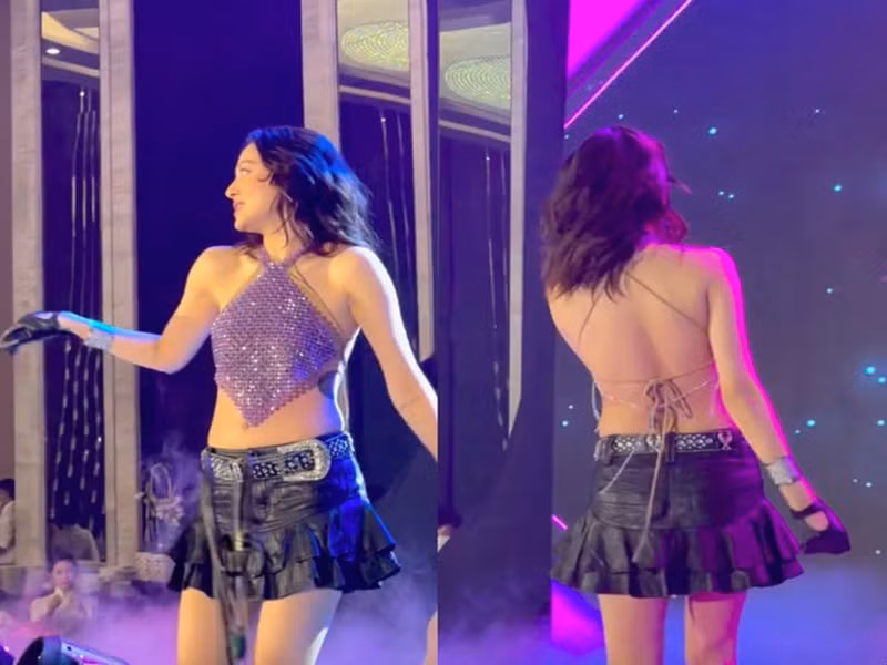 Bảo Anh kết hợp áo yếm với chân váy ngắn. Ảnh: Bestie.