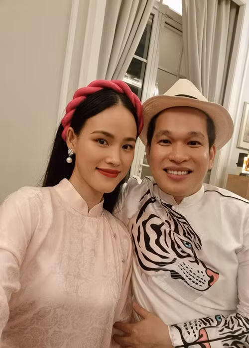 Cả hai cùng đón Tết Nguyên đán 2023.