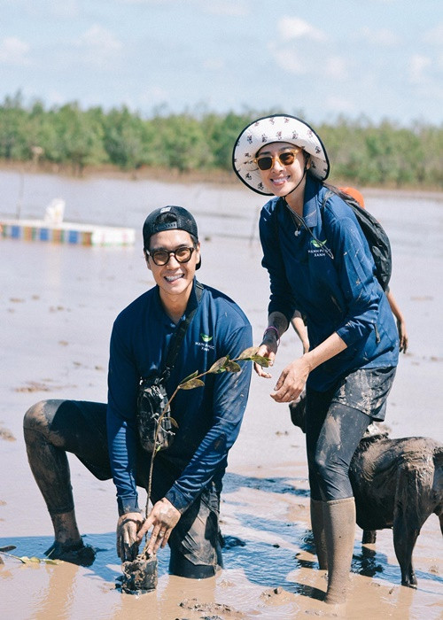 Ngô Thanh Vân kết hôn năm 2022 với Huy Trần. Cả hai hiện tại vẫn tận hưởng cuộc sống vợ chồng son. Ảnh: FBNV.