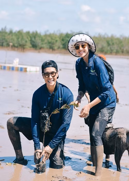 Ngô Thanh Vân kết hôn năm 2022 với Huy Trần. Cả hai hiện tại vẫn tận hưởng cuộc sống vợ chồng son. Ảnh: FBNV.