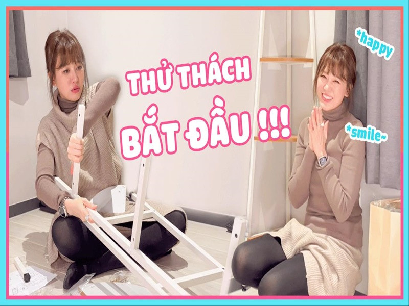 Ngoài làm MC, ngồi ghế nóng gameshow, đi hát, Hari Won còn tích cực làm vlog. Ảnh: FBNV