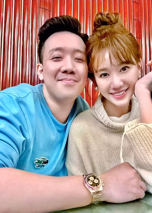 Hari Won thường xuyên tương tác với chồng trên mạng xã hội. Ảnh: FBNV