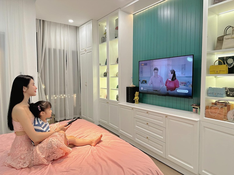 Hai con của Diệp Lâm Anh còn rất nhỏ.