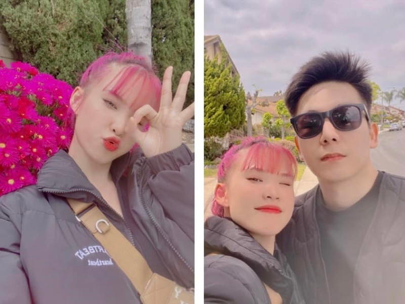 Vợ chồng Khởi My dành nhiều thời gian đi phượt, du lịch. Ảnh: FBNV