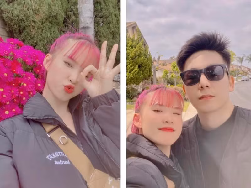 Vợ chồng Khởi My dành nhiều thời gian đi phượt, du lịch. Ảnh: FBNV