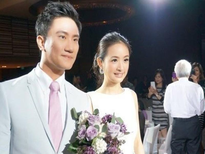 Chồng Lâm Y Thần sở hữu gương mặt điển trai, chiều cao 1m80. Lâm Vu Siêu không hoạt động nghệ thuật. Anh kinh doanh thiết bị lặn biển ở Mỹ. Ảnh: Zing