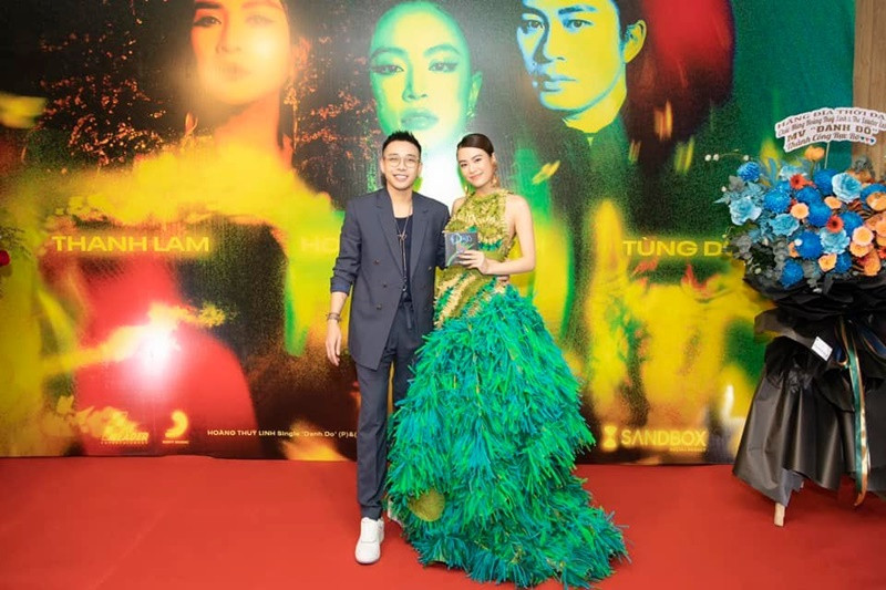 Hoàng Ku đồng hành cùng Hoàng Thùy Linh ở rất nhiều dự án. Ảnh: FBNV