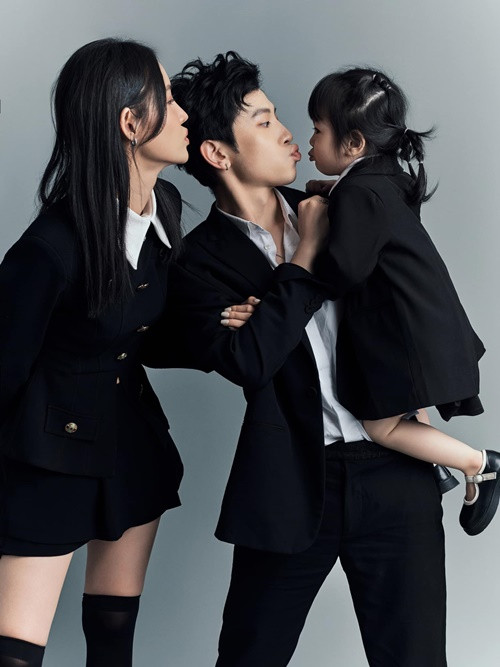 Trương Mỹ Nhân và Phí Ngọc Hưng từng chia tay nhưng tái hợp để con gái có một gia đình trọn vẹn.