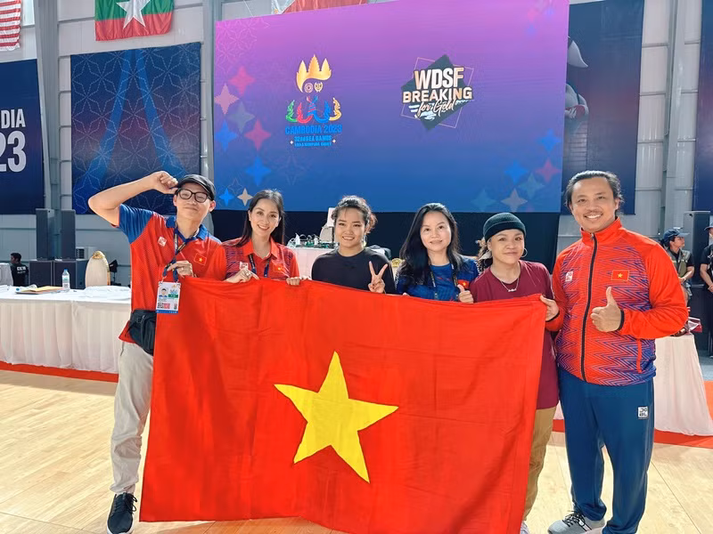 Đây là lần đầu tiên Việt Nam có huy chương ở bộ môn Dancesport - Breaking tại SEA Games.