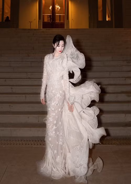 Nữ diễn viên trở lại liên hoan phim sau vài năm vắng bóng vì lùm xùm trốn thuế. Ảnh: FBNV.