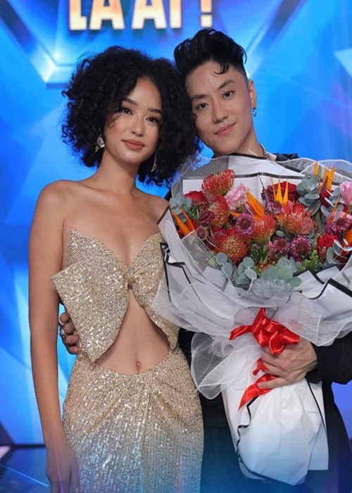 Trong cuộc phỏng vấn với Yeah1 vào tháng 10/2022, Wukong chia sẻ, anh và Như Mỹ không phát triển thêm tình cảm mà chỉ dừng lại ở mức bạn bè và xem Như Mỹ như một cô em gái. Ảnh: Tổ Quốc