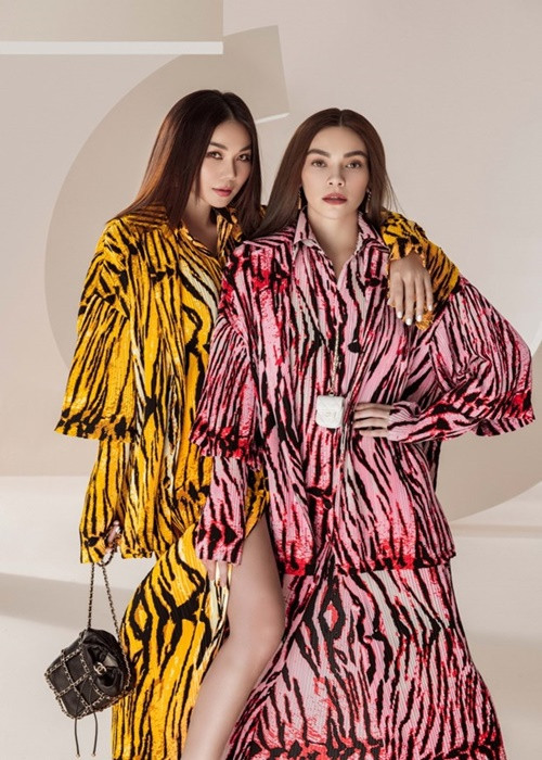 Hồ Ngọc Hà và Thanh Hằng không ít lần hợp tác với vai trò người mẫu. Ảnh: Vietnamplus