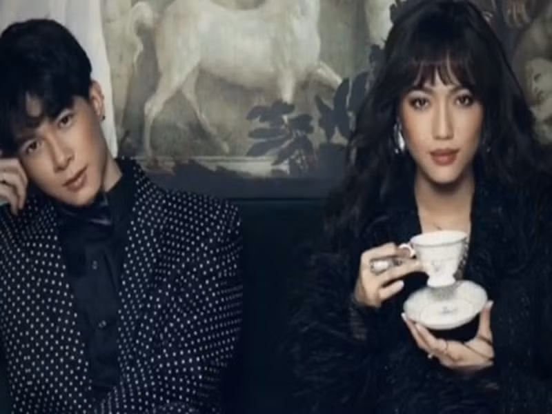 Gần đây, Diệu Nhi bắt trend "Hông bé ơi, anh có vợ rồi" để "đánh dấu chủ quyền" với Anh Tú. Ảnh: Phụ nữ Việt Nam