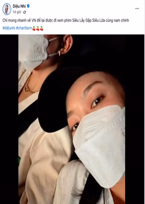 Đều là diễn viên, Diệu Nhi và Anh Tú dễ thông cảm cho công việc của nhau và tin tưởng nhau. Hồi đầu năm 2023, khi phim có Anh Tú đóng chính ra mắt, Diệu Nhi công khai ủng hộ dự án của chồng. Ảnh: VTC