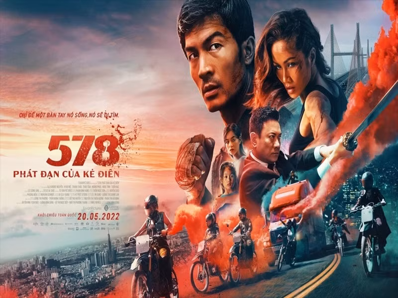 Không chỉ "Đất rừng phương Nam" có kinh phí sản xuất “khủng”, nhiều bộ phim khác cũng mạnh tay đầu tư. “578: Phát đạn của kẻ điên” là một trong số đó. Ảnh: VOV