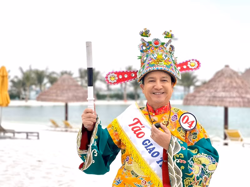 Đầu năm nay, Chí Trung góp mặt trong chương trình Táo quân.