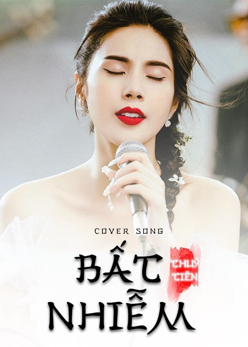 Bà xã Công Vinh vẫn hoạt động nghệ thuật. Mới đây, cô đăng tải video cover ca khúc “Bất nhiễm”. Ảnh: FBNV