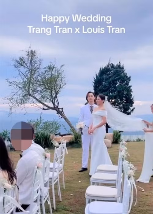 Sau khi đám cưới của Trang Trần diễn ra tại Đà Lạt, rộ nghi vấn nữ người mẫu thuê người dự hôn lễ. Ảnh: Thương Hiệu Pháp Luật.
