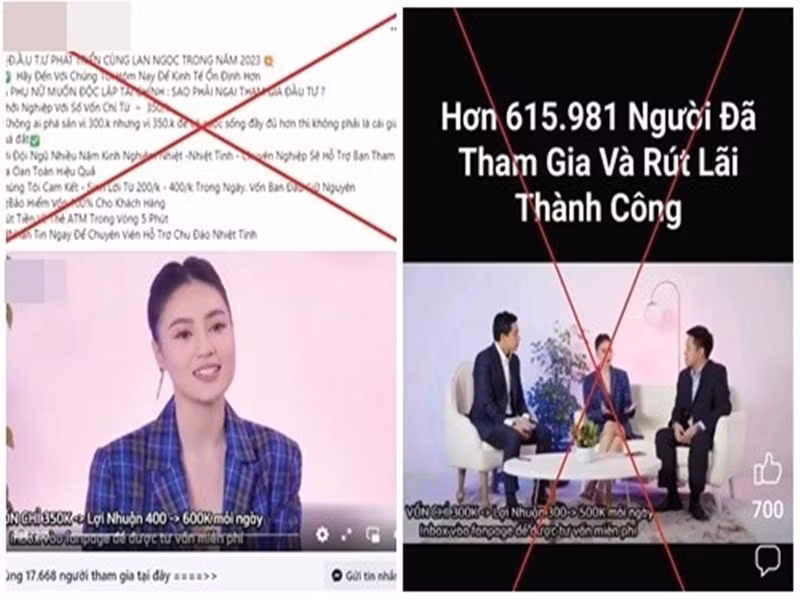 Lan Ngoc va loat sao bi cat ghep hinh anh de truc loi