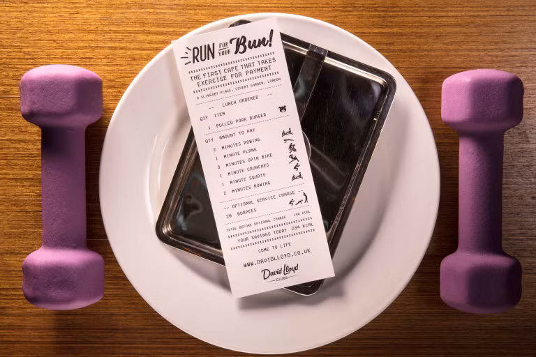 Một mô hình quán cà phê thể dục độc đáo phục vụ đồ ăn miễn phí mới được khai trương tại thủ đô London, Anh. 