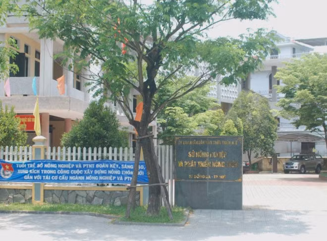 Mot phong cua So Nong nghiep TT-Hue co so lanh dao gap 3 nhan vien