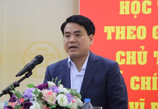 Chủ tịch Hà Nội Nguyễn Đức Chung. Ảnh: Thắng Quang.